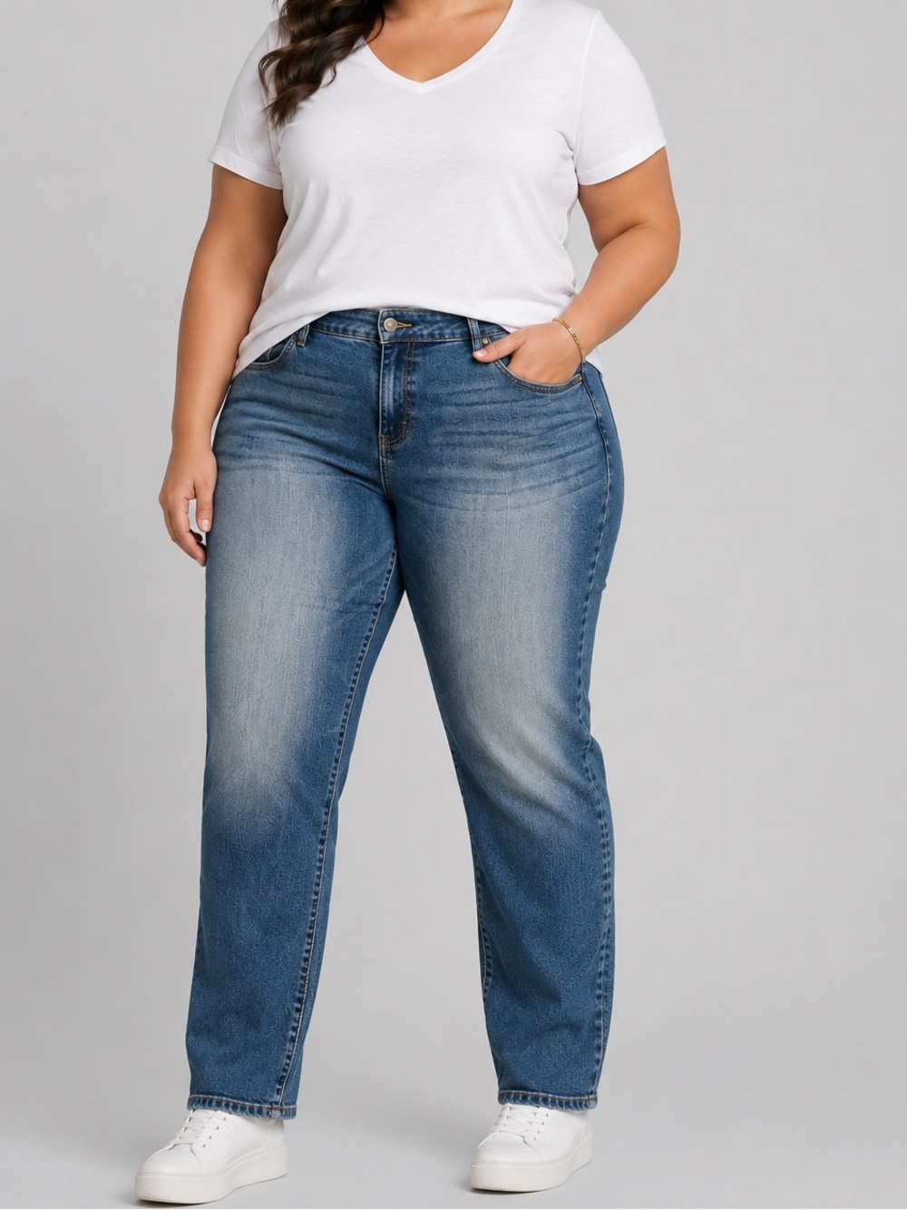 TORRID Mid Wash Blue Stretch Boyfriend Jeans size 20R